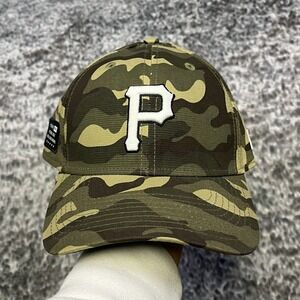 Pittsburgh Pirates Camo Hat New Era 39Thirty Camouflage MLB Patch Medium / Large
